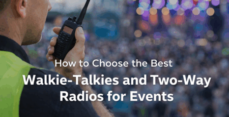 two-way radio hire for events